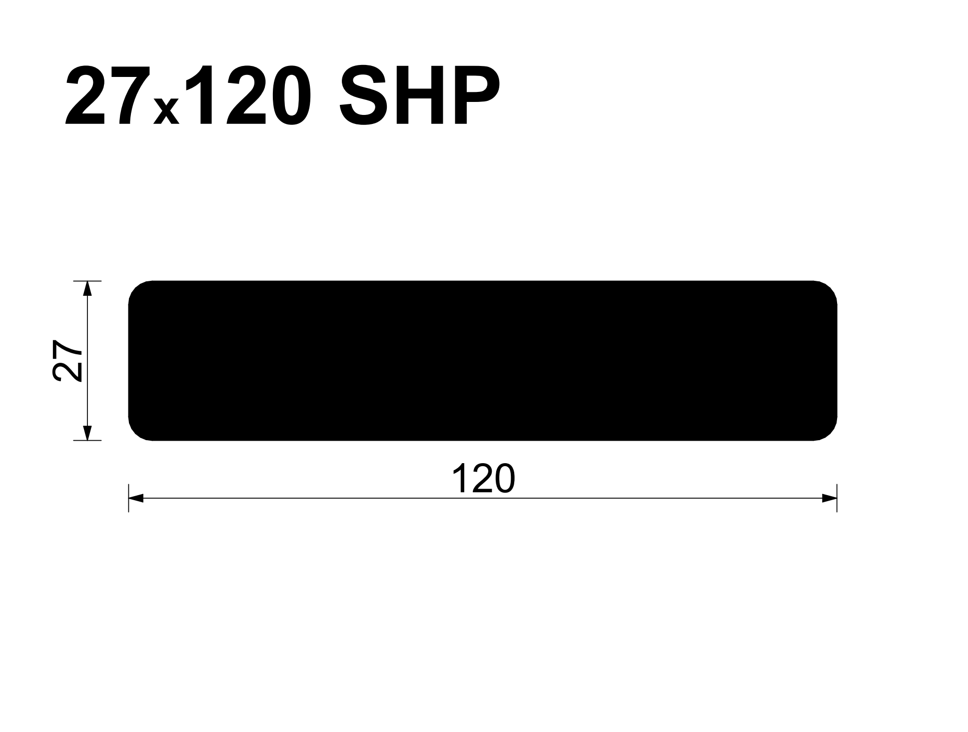 Полок Ольха (EA) 27*120*2700